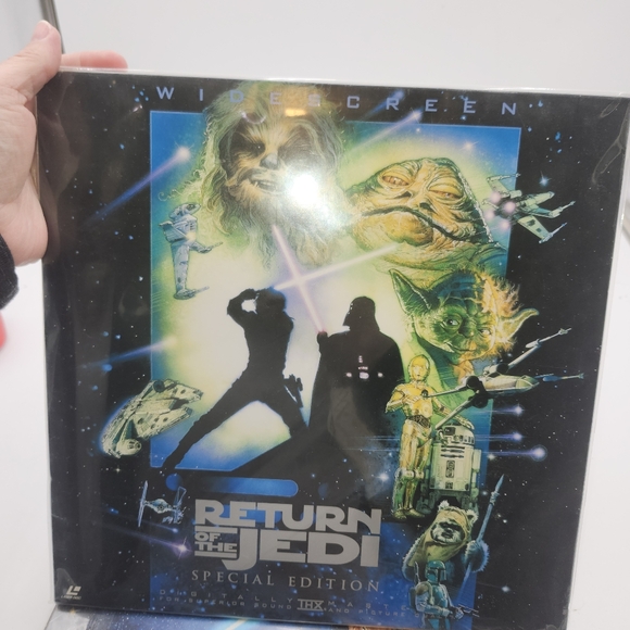 Blue Ray Other - Star Wars: Return of the Jedi Special Edition (1997) 2 disc Laserdisc LD w/ OBI